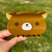 [IN HAND] BROWN BEAR CLAW CLIP