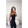 Black Ruched Side Co Ord 