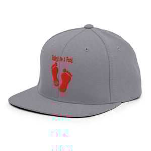 Image of Red 2 Feet Snapback