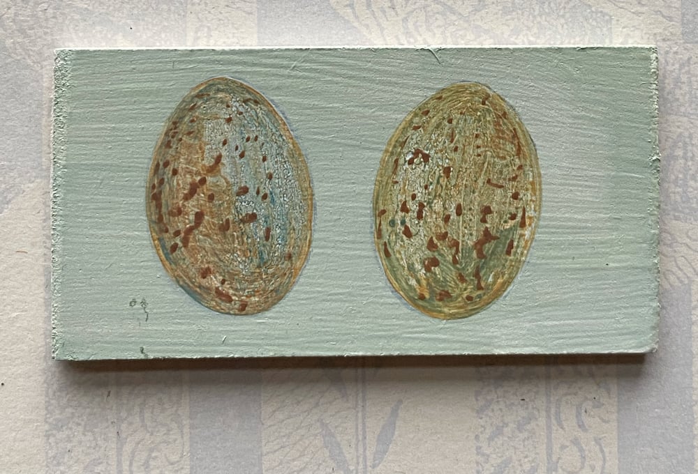 Image of Miniature egg painting J