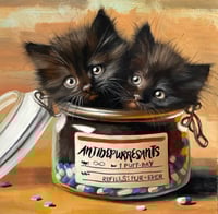 Image 1 of “AntidePurresants" Original painting