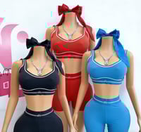 Image 1 of Alo Yoga Two Piece Short Set