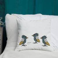 Image 4 of Premium Pillow 18x18 Bird 3