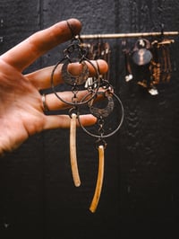 Image 2 of Etched Hoops