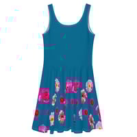 Image 2 of GARDEN BEAUTY CERULEAN DRESS