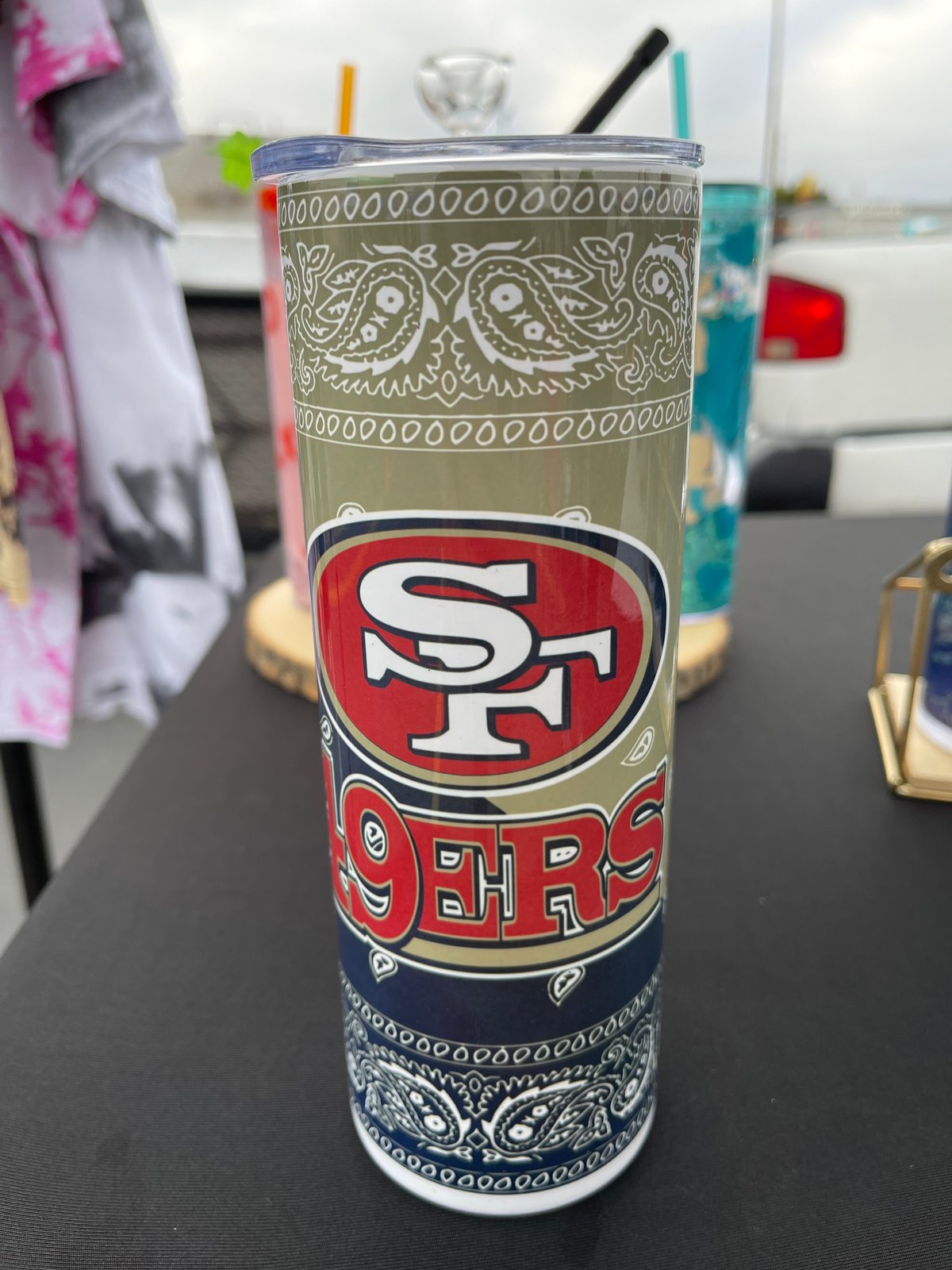 49ers Custom Tumbler  Stainless steel tumblers, Custom tumblers, Rc cola  can