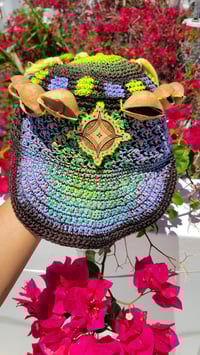 Image 10 of Pow Wow Crochet Cosmic Cap