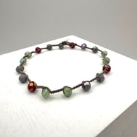 Image 1 of Colorful Glass Bead Bracelet