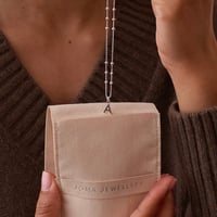 Image 4 of A Little Alphabet Necklace in Silver Plated - Joma Jewellery