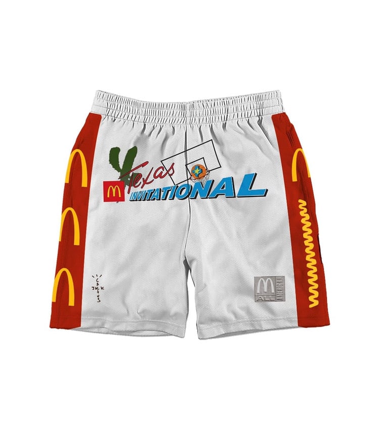 Travis Scott x McDonald's Cactus Jack All American Shorts | THE