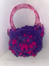Image 1 of Magenta Mary Jane Bud Purse