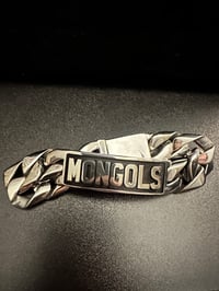 Image 1 of MONGOLS BRACELET *STAINLESS STEEL,WHITE GOLD,YELLOW GOLD