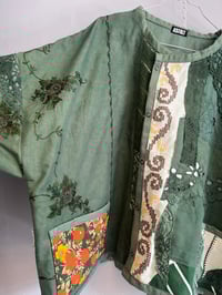 Image 6 of Sunday puzzle jacket, green (xs-xxl)
