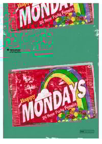 The Happy Mondays - Sweets wrapper print