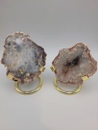 Image 6 of Set of 2 Argentine Agate Small Crystal Slices - 6 styles 
