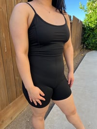 Image 2 of Black Spaghetti Romper