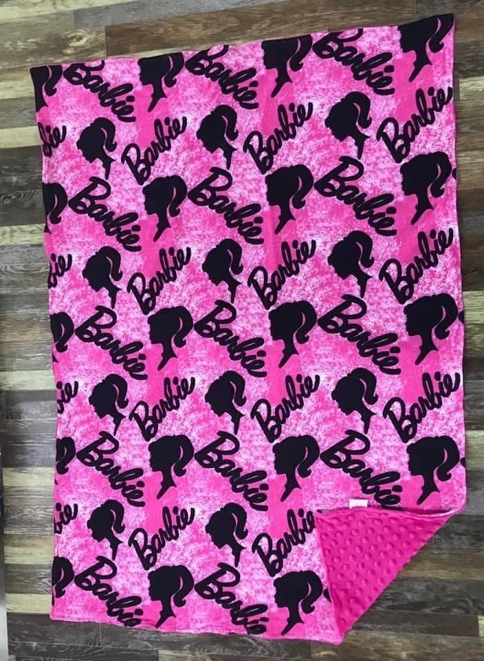 Image of Barbie Minky Blanket