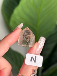 Image 14 of MINI GOLDEN RUTILE IN QUARTZ TOWERS -BRAZIL- CHOOSE YOUR OWN