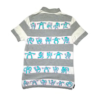 Image 2 of hieroglyphics polo //  MEDIUM 