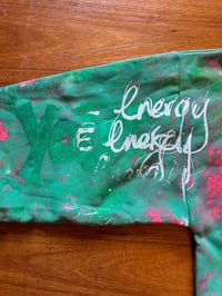 Image 9 of Tie Dye Hoodie in Green with Multiple Colours and Designs (XL)