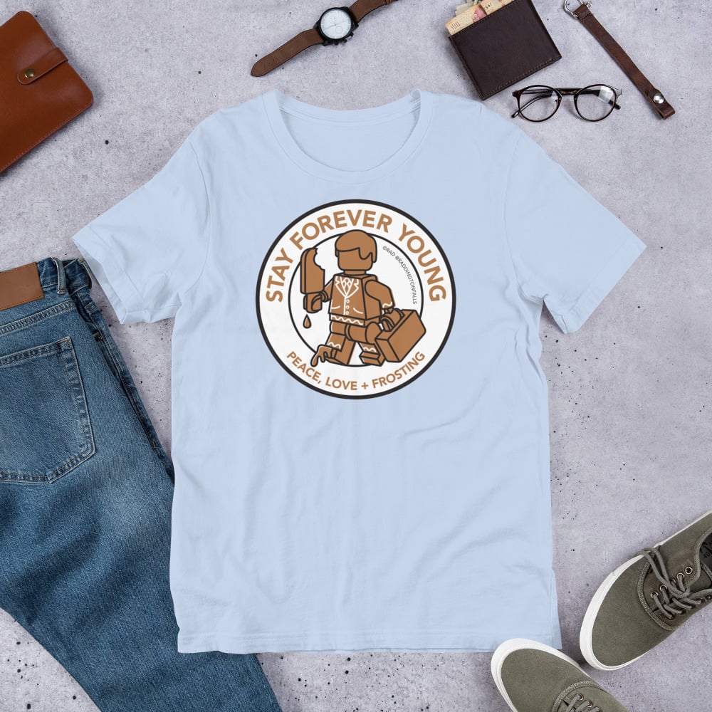 Forever Young Gingerbread Unisex t-shirt