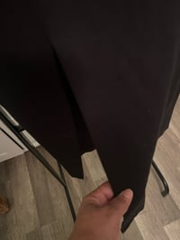 Image 2 of Black 2 slit skirt 