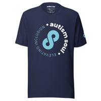 Image 2 of Autism Facts for person behind you autism soul unisex t-shirt