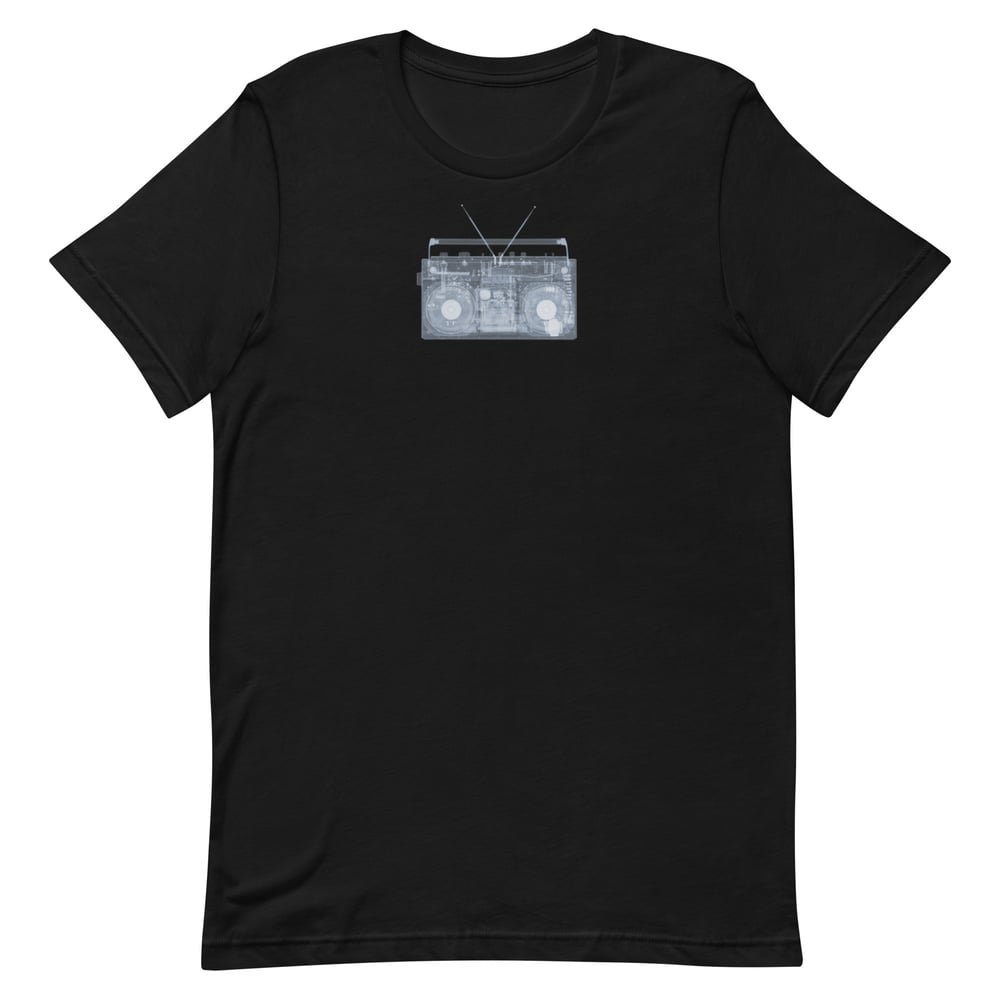 GHOST "X-RAY" BOOMBOX TEE  W/ CLASSIC BOOGIE PATCH ON BACK