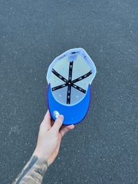 Image 2 of BLUE BRIM MULTI TONE MINNESOTA TWINS CUSTOM FITTED CAP