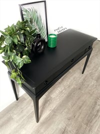 Image 3 of Stag Minstrel Console Table  / Dressing Table / Hallway Table in black