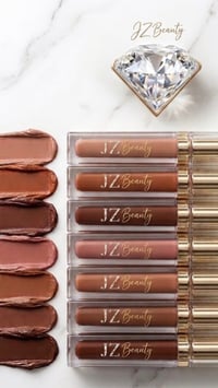 JZ Beauty Matte Velvet Lipstick Nudes 