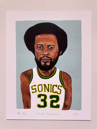 Image 1 of "Downtown Freddie Brown", Seattle SuperSonics PRINT
