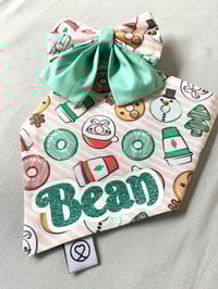 Image 9 of Christmas Sailor Bows / Bow Ties - Choice of Three Designs, Doughnuts, Trees or Gingerbread