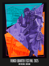 Official French Quarter Fest Poster