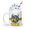 Stags White glossy mug