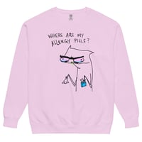 Image 2 of allergy pills Unisex garment-dyed sweatshirt 