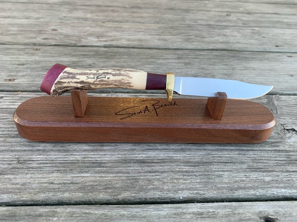 Image of 7.5” Replica Antler Purple 💜 Knife only