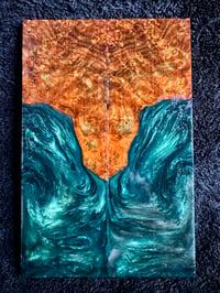 Image 1 of Ash Burl Hybrid Knife Scales