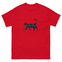 Image 1 of CAT PETTING CHART T-SHIRT