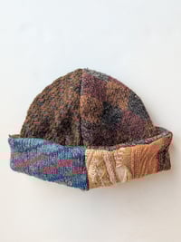 Image 1 of Upcycled Reversible Brown 3D knit