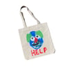 ‘HELP’ Organic cotton tote bag 