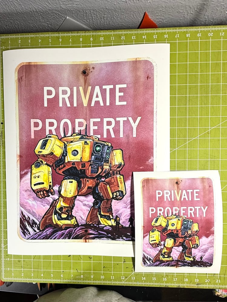 Image of PRINT 17’x20” “Maybe we should go..?”