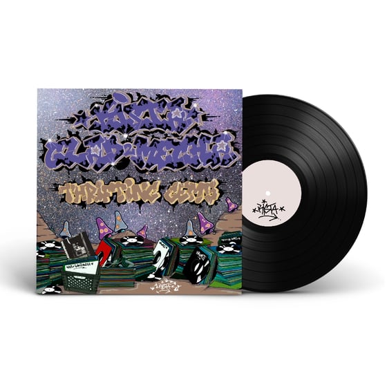 Image of Kista & Glad2Mecha - Thrifting Gems (Customised Test Pressing)