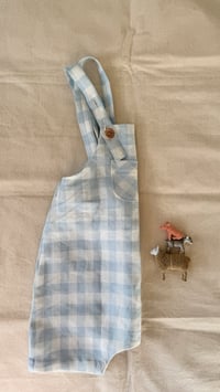 Image 2 of SHORT LINEN OVERALLS