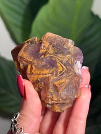 Image 4 of IRON STAINED CUBIC FLUORITE -CHINA- S