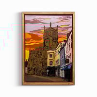 Image 2 of Cirencester acrylic painting on canvas 