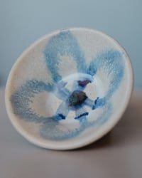 Image 1 of FLOWER BOWL - SAND & BLUE
