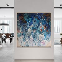 Image 2 of 'Maris imbre III' - 125x125cm, FRAMED