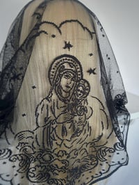 Image 2 of Mary’s Grace Veil (Black)