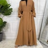 Womens Camel Abaya 188